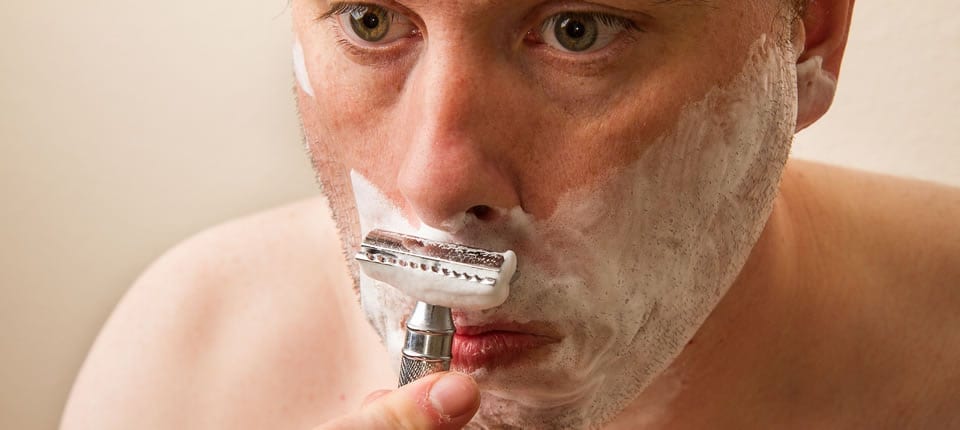 shave face