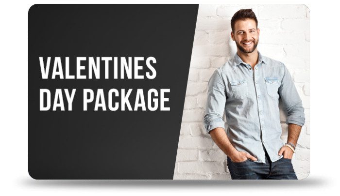 Image of Guys Grooming Valentines Day Package Gift Card