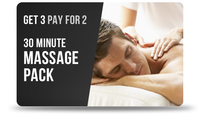 Image of Guys Grooming Get 3 Pay for 2 30 minute Massage Pack Gift Card